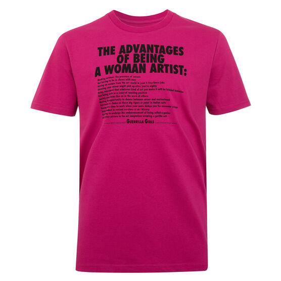 Guerrilla Girls The Advantages Of Being a Woman Artist t-shirt